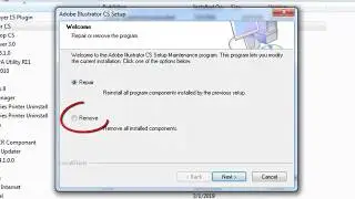 How to uninstall illustrator Software