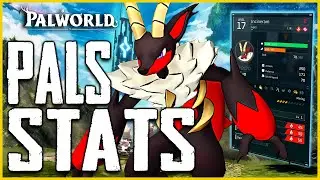 Palworld STATS EXPLAINED BREAKDOWN - How Do Pals Partner, Active and Passive Skills Work