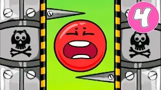 КРАСНЫЙ ШАР спасает любимую №4. ИГРА Red Ball 3 на канале Хвостик ТВ