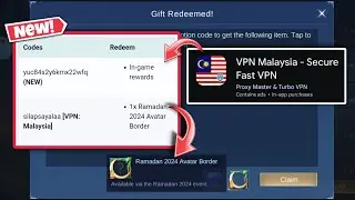 How to Claim Ramadan 2024 Avatar Border REDEEM CODES and More Codes Using VPN Malaysia