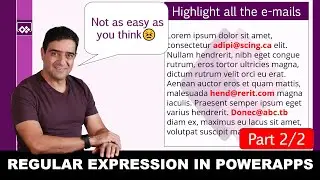 How to use regular expression in Power Apps (Part 2/2)