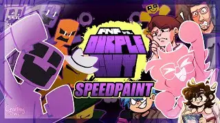 VS OURPLE GUY V3 THUMBNAIL | FRIDAY NIGHT FUNKIN’ | SPEEDPAINT