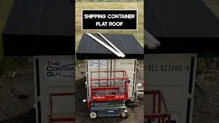 Easy DIY Wood Roof or Deck on Your Shipping Container w/ NO Welding #woodworking #construction
