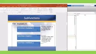 MATLAB nested function and sub functions