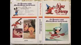 On Vacation with Mickey Mouse and Friends VHS Opening (Disney) 1983 60FPS