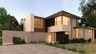 SketchUp VRay 5 EXTERIOR  #1  (V-Ray Environment + HDRI)