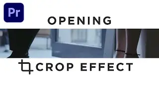 How to create Crop Opening Transition Effect (Black bars open close)