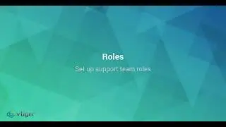 Set up support team roles in Vtiger CRM