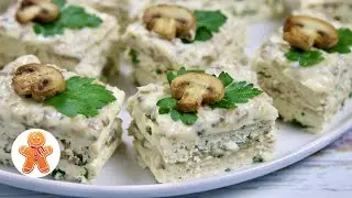 Необычное Блюдо из Курицы ✧ Куриные Пирожные с Грибным Кремом