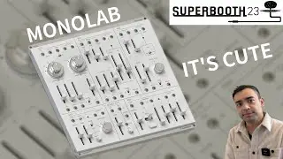 Superlative Monolab 1210 Semi-Modular Synth & Space Bee | Superbooth 2023