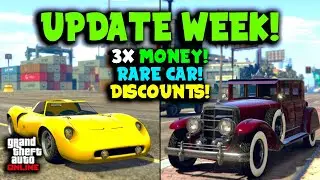 GTA Online Update Week - Valentines Stuff! Rare Car! 3x Money!