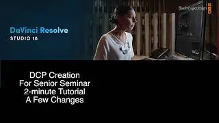DCP Davinci Resolve 18 - Composition Name Generator; Fairlight Setting Bus Format for 5.1   (2 min)