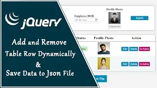 Dynamic Table: CRUD operation with Save Data Permanently without Database 💾