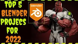 Top 5 Blender Projects For 2022 (Free VFX for Blender 3.4 )