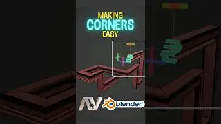 Corners for complex shapes made easy in Blender