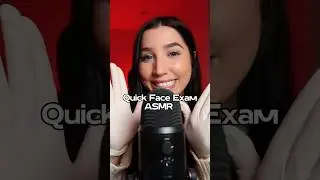 Quick Face Exam ASMR 🩺👩🏻‍⚕️ 