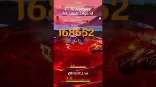 Mavuika C3 R1 Vs Natlan Local Legend🤯| Genshin Impact