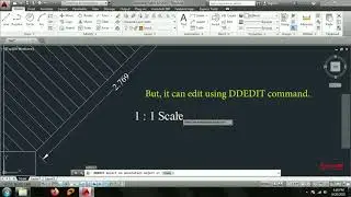 Can't able to edit the text in AutoCAD