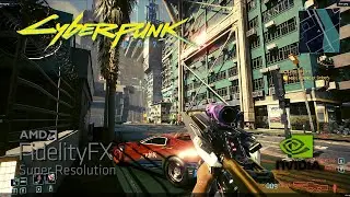 DLSS vs FSR Cyberpunk 2077 | RTX 3090 4K Ray Tracing