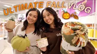 THE ULTIMATE FALL VLOG 2023 | shopping, decorating, + baking 🧡🍂