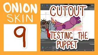 CUTOUT ANIMATION - Testing an animated Puppet