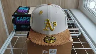 Бейсболка New Era 59FIFTY Oakland Athletics World Series 1989 Two Tone Stone-Brown\Green UV Fitted