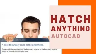 Autocad Hatching Problems: Fix Autocad Hatch not Working |P2V9