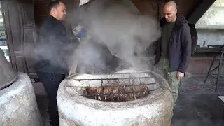 Street Food in Uzbekistan - Extreme HORSE hot pot + TANDOORI Lamb + Lagman - Central Asian food