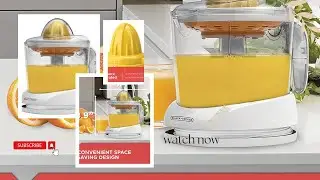BLACK+DECKER 32oz Citrus Juicer, White, CJ625 || best juicer & blender review 2023