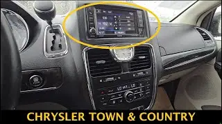 Chrysler Town & Country - RADIO TOUCH SCREEN TEST / COLOR ADJUSTMENT (2011 - 2016)