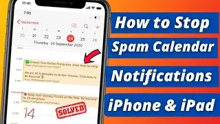 How to remove Virus malware from iPhone Calendar