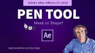 After Effects CC 2020: Pen Tool Mask & Shape Cursor Icons