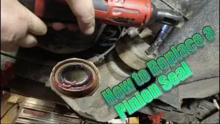 DIY DANA 44 REAR PINION SEAL JEEP JKU HOW TO REPLACE