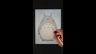 Totoro - Drawing on iPad Pro 