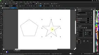 CorelDRAW: How To Convert A Polygon Into A Star Shape.