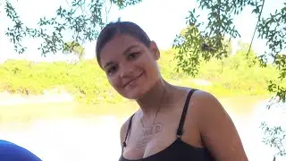 Estou acampando no mato vamos gravar aqui