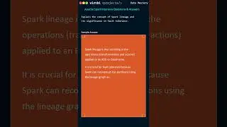 Spark Lineage and Fault Tolerance Explained | Interview Question Answered
