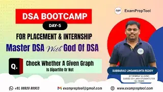 given graph is Bipartite ? | DSA BootCamp | DSA By Reddy Sir | 