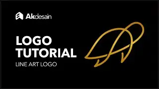 Logo Tutorial - Created turtle line art logo in CorelDraw