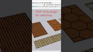 Floor tiles generator Plugin for SketchUp. 