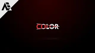 After Effects Tutorial: Text Color Change Animation (No-Plugin)