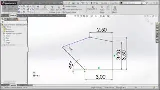 Tech Tip: SOLIDWORKS 2015 Tutorial - Improved Angle Dimensioning