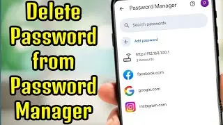 Google me Save Password kaise Delete kare | how to remove saved password from google account