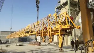 Zoomlion Tower Crane Dismantling | Tower Crane Dismantling Procedure | Tower Crane Dismantling Video