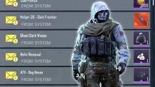 Codm Redeem Code Today | get FREE Ghost Dark Vision Skin in COD Mobile | Free Skin CODM (Season 4)