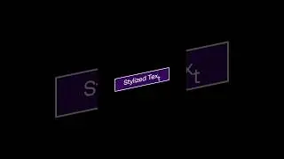 Stylize Text Animation in After effects CC 2024