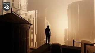 Blender Blade Runner inspired Scene Tutorial | Kitbashing with Eevee