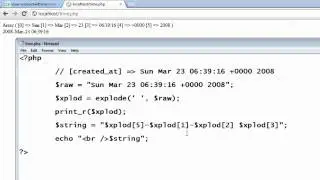 Format Date and Insert Into Database Table: PHP