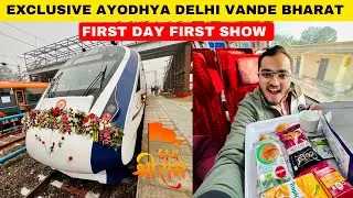 Delhi Ayodhya Vande Bharat Express Inaugural Journey | Ayodhya Dham Railway Station Inauguration