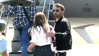 Jennifer Lopez Flies Ben Affleck And The Kiddies To NYC For His 50th Birthday